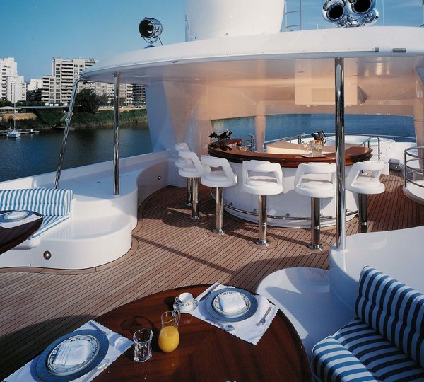 Yacht KISSES, Feadship CHARTERWORLD Luxury Superyacht Charters